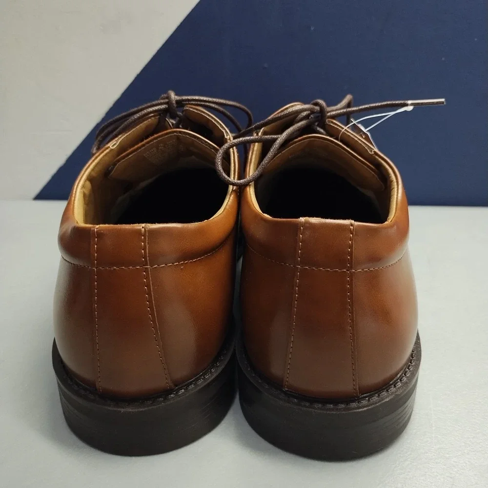 Apt. 9 Denver Oxford Dress Shoes Mens Size 10M Brown Synthetic Cap Toe Lace Up